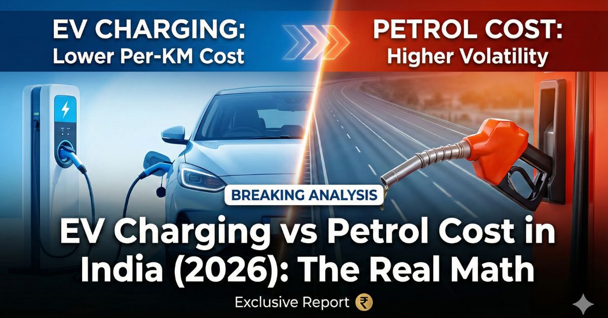 EV charging cost vs petrol cost
