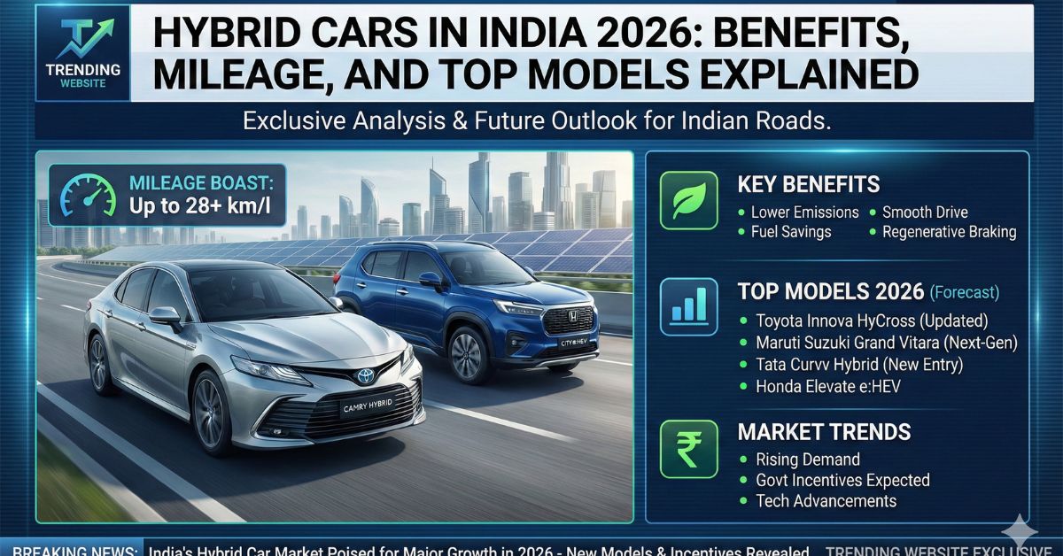 Hybrid Cars in India 2026