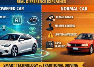 AI Powered Cars vs Normal Cars