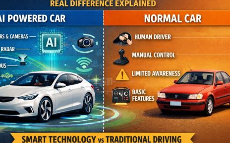 AI Powered Cars vs Normal Cars