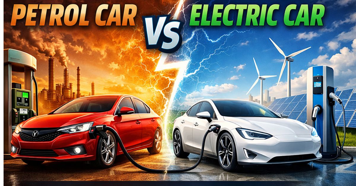 Petrol Car vs Electric Car