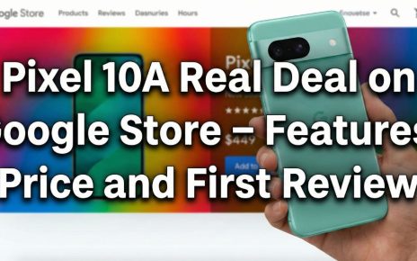Pixel 10A Real Deal on Google Store