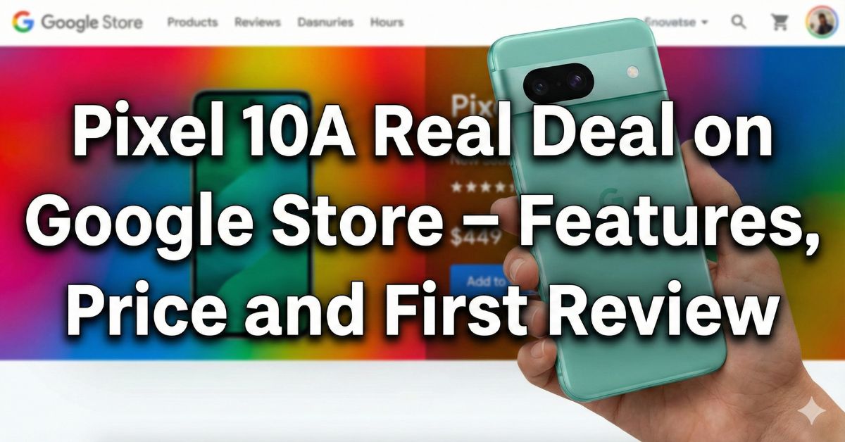 Pixel 10A Real Deal on Google Store