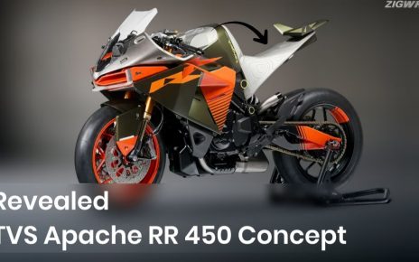 TVS Apache RR 450 Spied