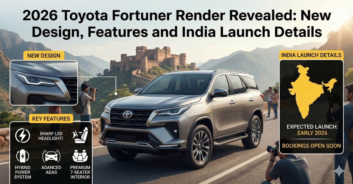 2026 Toyota Fortuner render
