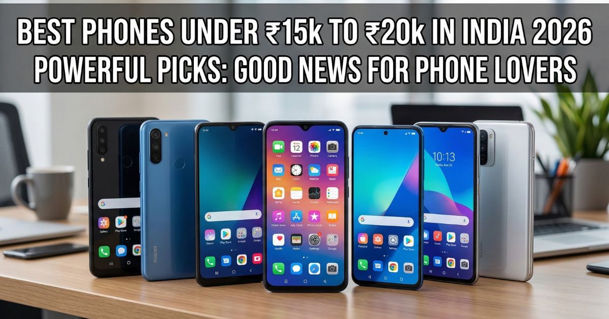 Best Phones Under 15k To20k in India 2026