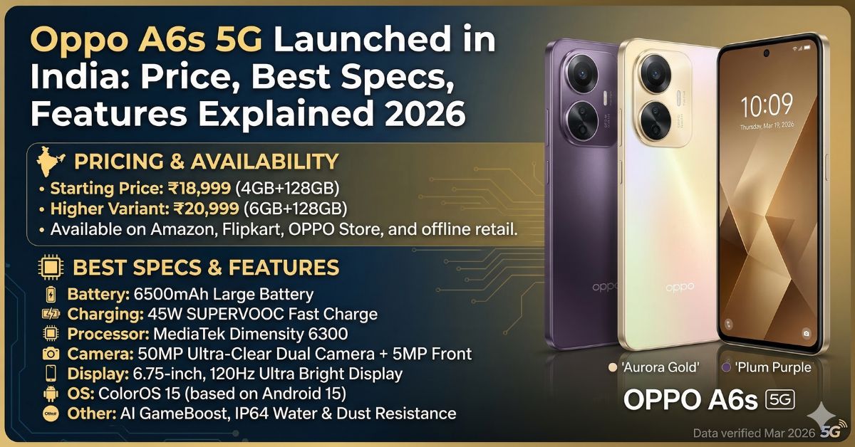 Oppo A6s 5G
