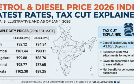 Petrol Diesel Price 2026 India