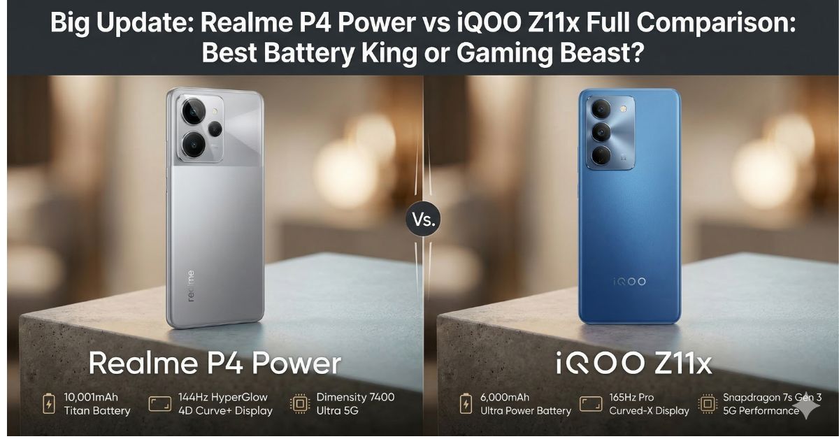 Realme P4 Power vs iQOO Z11 Full Comparison