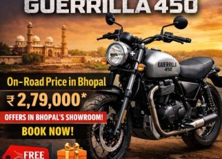 Royal Enfield Guerrilla 450 On Road Price in Bhopal