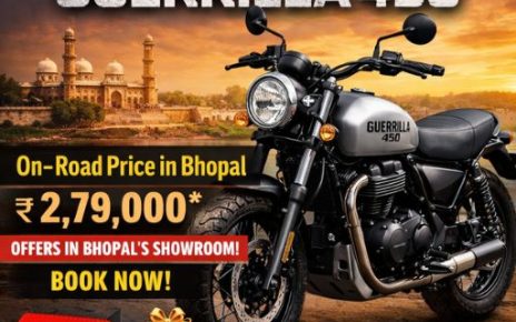 Royal Enfield Guerrilla 450 On Road Price in Bhopal