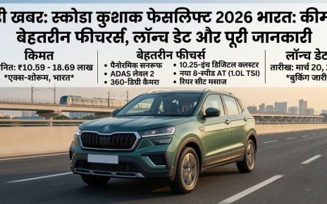 Skoda Kushaq Facelift 2026