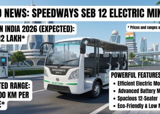 Speedways SEB 12 Electric Minibus Price in India 2026