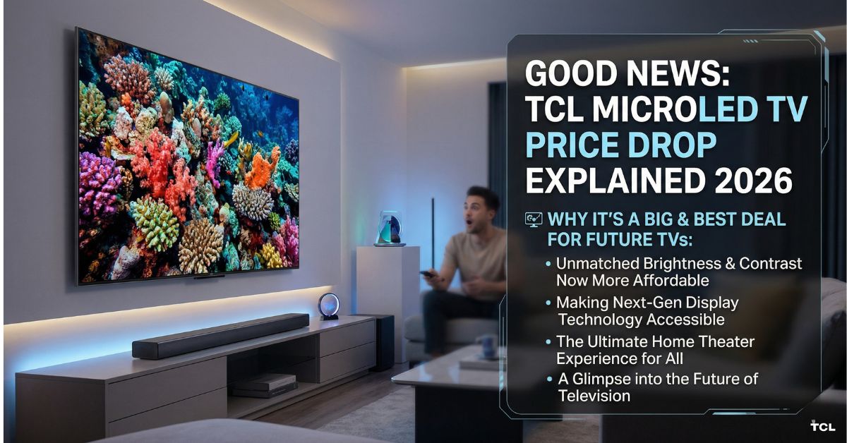 TCL MicroLED TV Price Drop