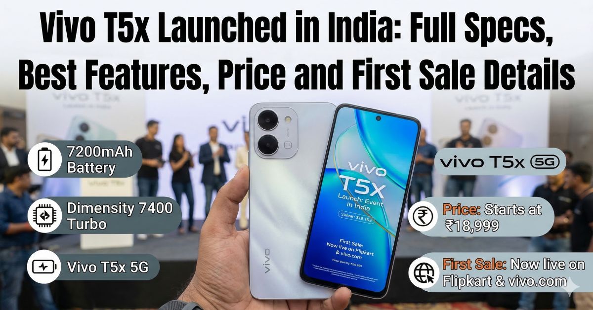 Vivo T5x Launched in India