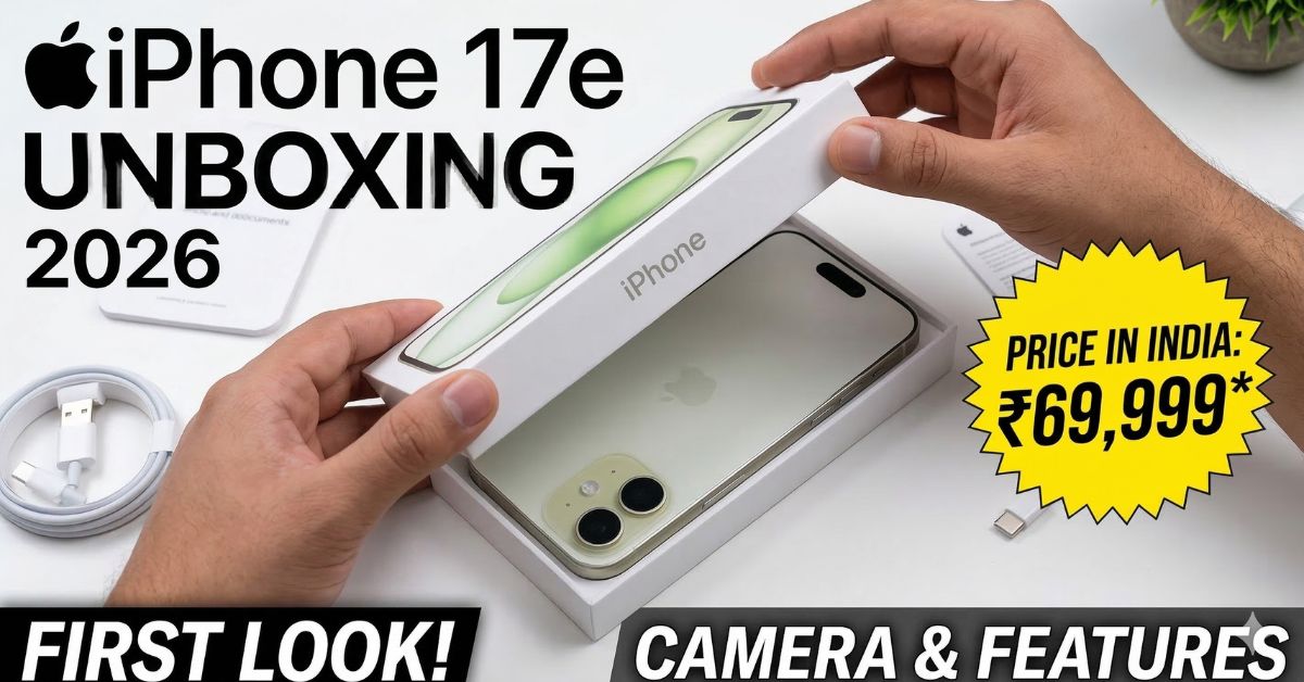 iPhone 17e Unboxing 2026