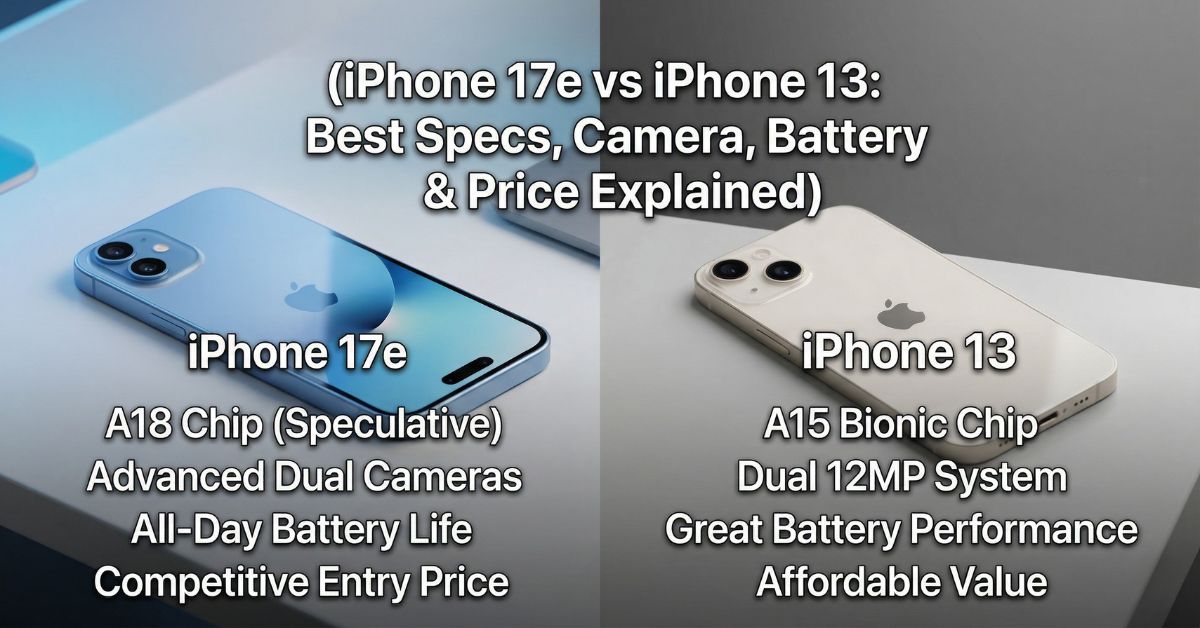 iPhone 17e vs iPhone 13