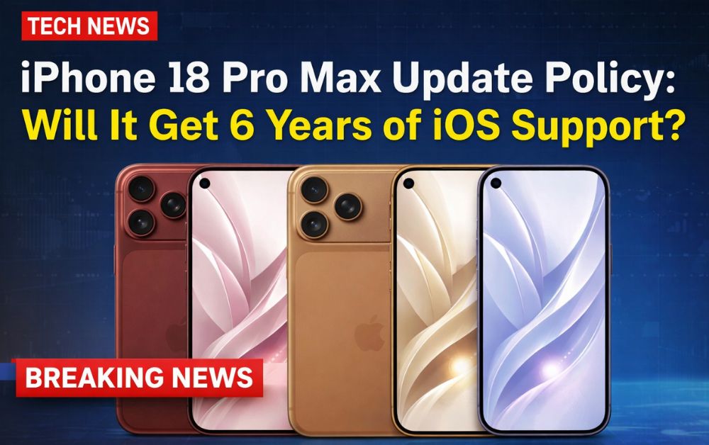 iPhone 18 Pro Max Update Policy