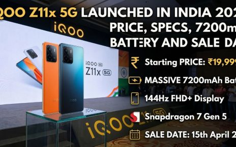 iQOO Z11x 5G Launched in India 2026