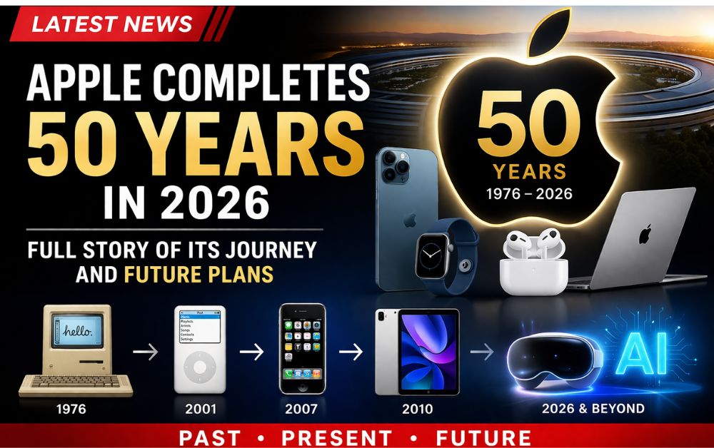 Apple Completes 50 Years in 2026