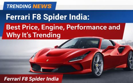 Ferrari F8 Spider India