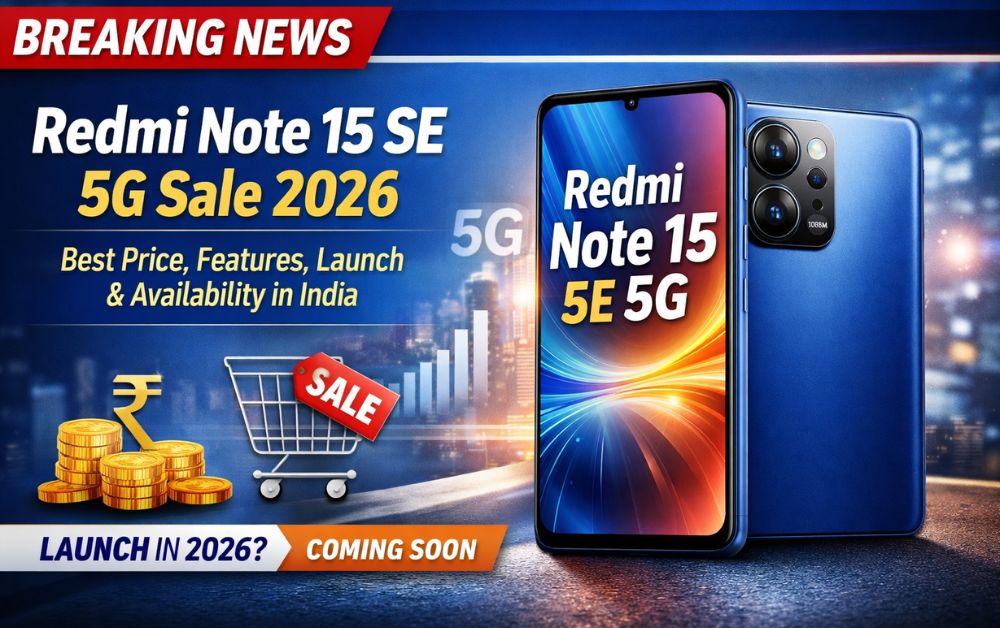 Redmi Note 15 SE 5G Sale 2026