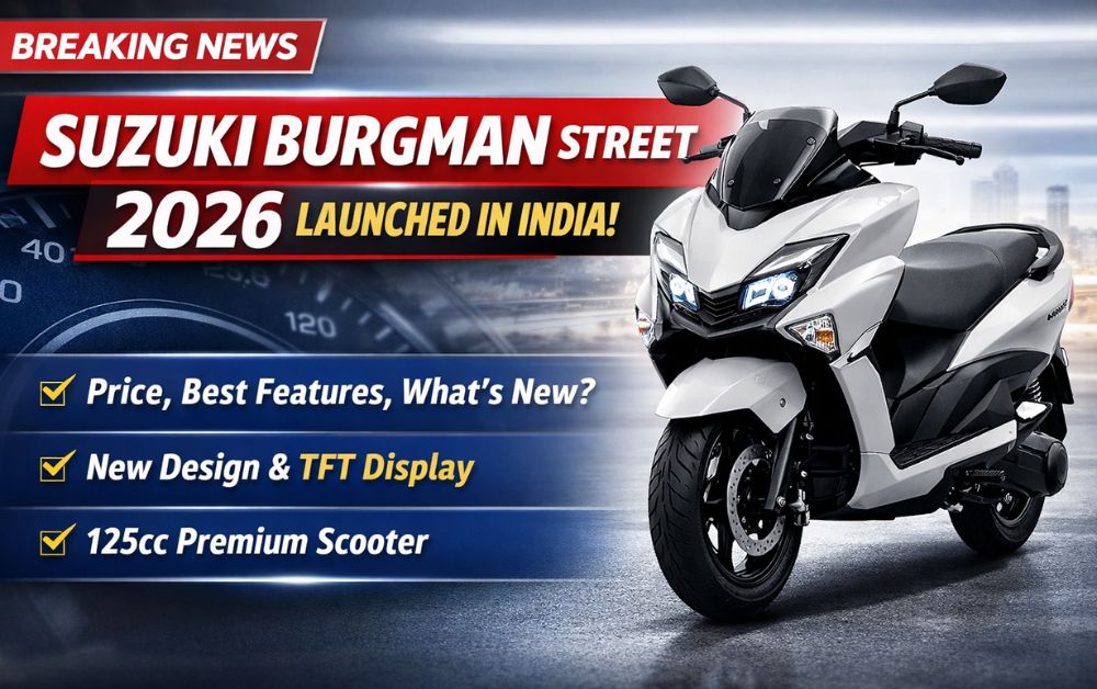 Suzuki Burgman Street 2026 Launched in India