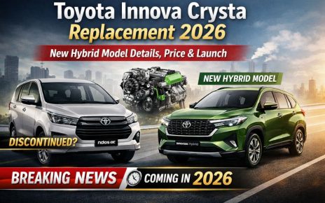 Toyota Innova Crysta Replacement 2026