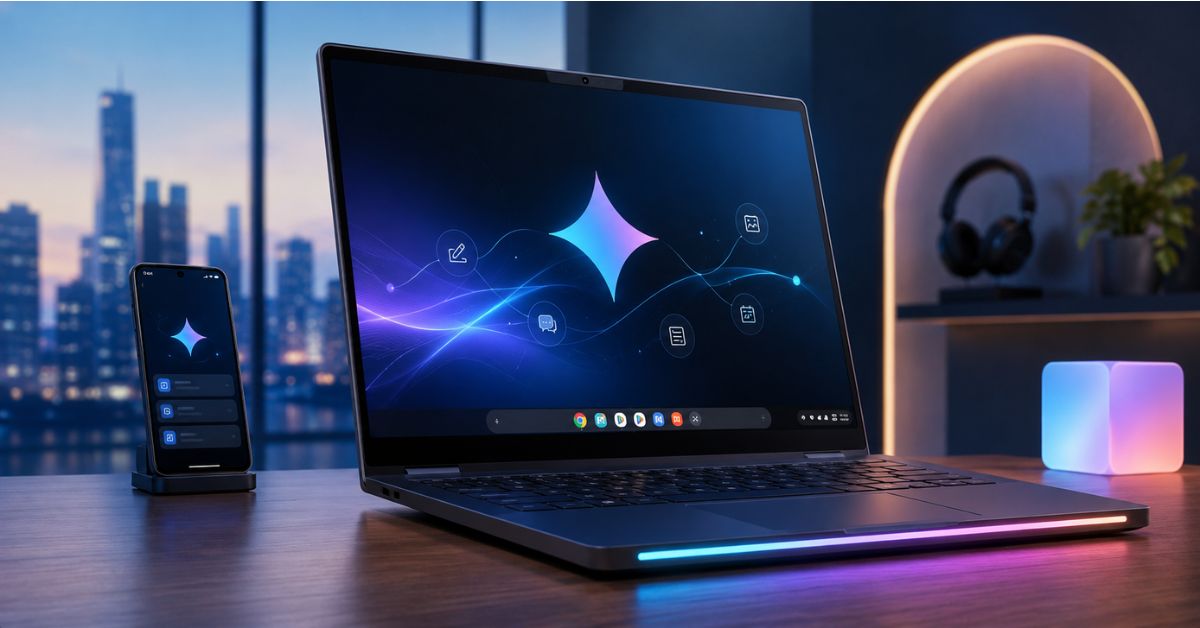 Googlebook Gemini Intelligence Laptops 2026